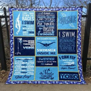 Chlorine Is My Perfume Yellow Lines Quilt Blanket Lp05  Quilt